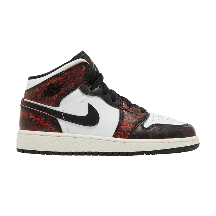 Jordan 1 Mid 'Wear-Away Chicago'