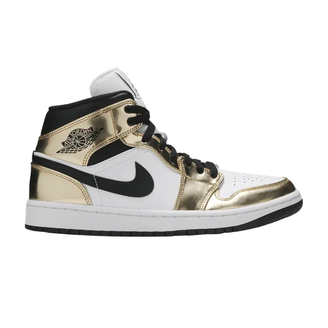 Jordan 1 Mid 'Metallic Gold'