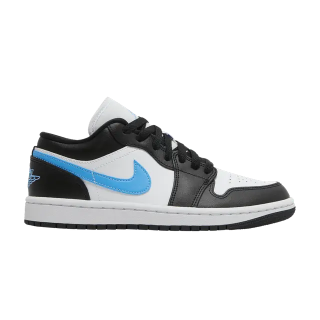 Jordan 1 Low (WMNS) 'Black University Blue'