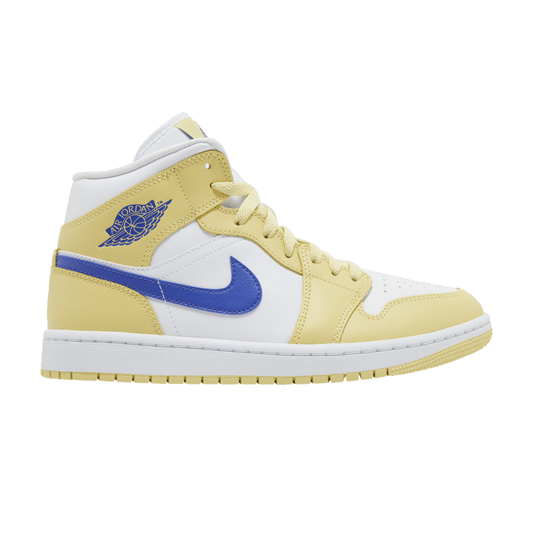 Jordan 1 Mid (WMNS) 'Lemon Wash Lapis'